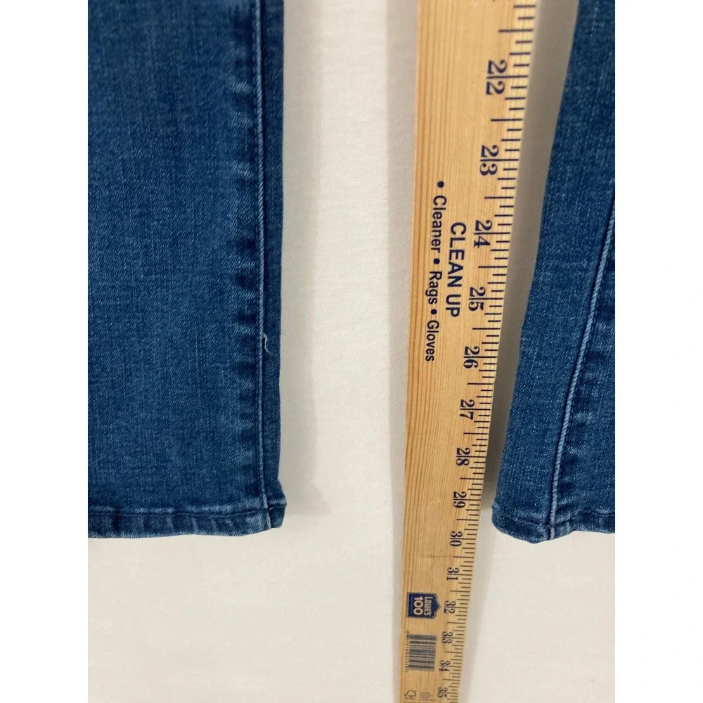 NYDJ Billie Mini Boot Jeans size 16 Medium Wash High Rise Stretch Bootcut - Picture 6 of 8